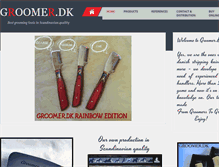 Tablet Screenshot of groomer.dk